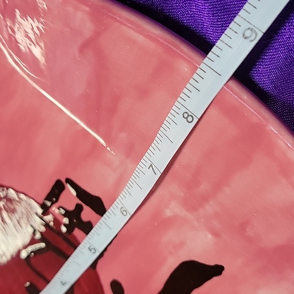 Chinese blessing square wavey edge plate - Picture 8 of 8